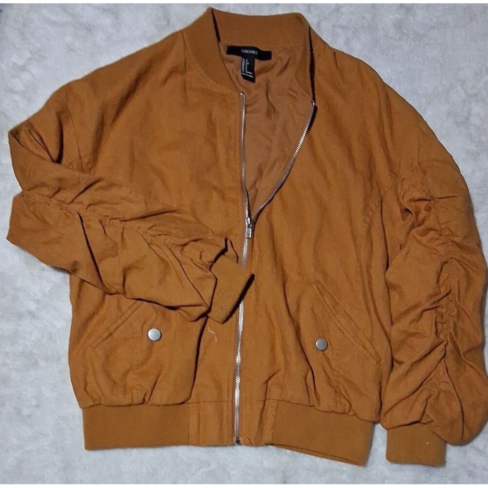 Vintage Forever 21 Womens Bomber style jacket sz sm